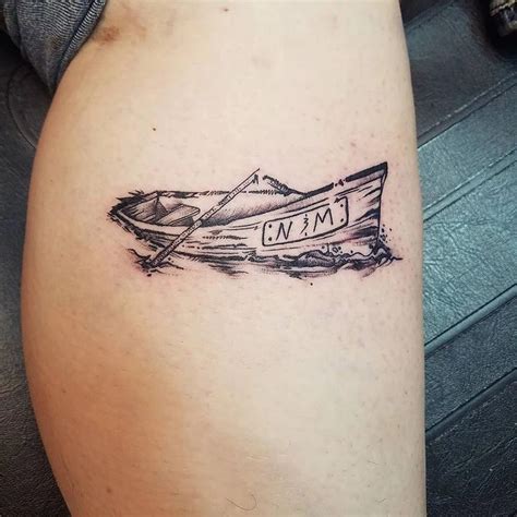 Pontoon boat tattoo